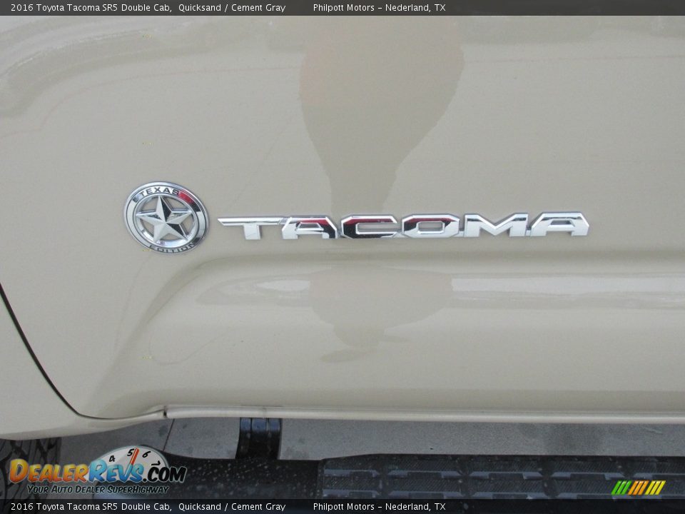 2016 Toyota Tacoma SR5 Double Cab Quicksand / Cement Gray Photo #14