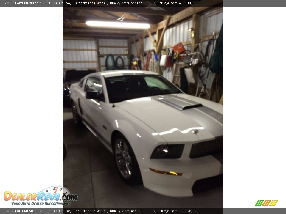 2007 Ford Mustang GT Deluxe Coupe Performance White / Black/Dove Accent Photo #1