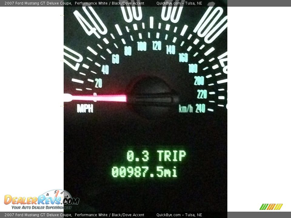 2007 Ford Mustang GT Deluxe Coupe Performance White / Black/Dove Accent Photo #3