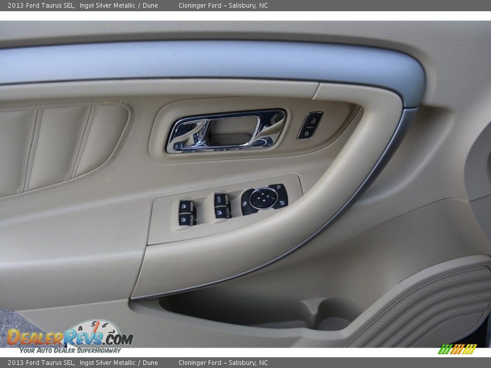 2013 Ford Taurus SEL Ingot Silver Metallic / Dune Photo #8