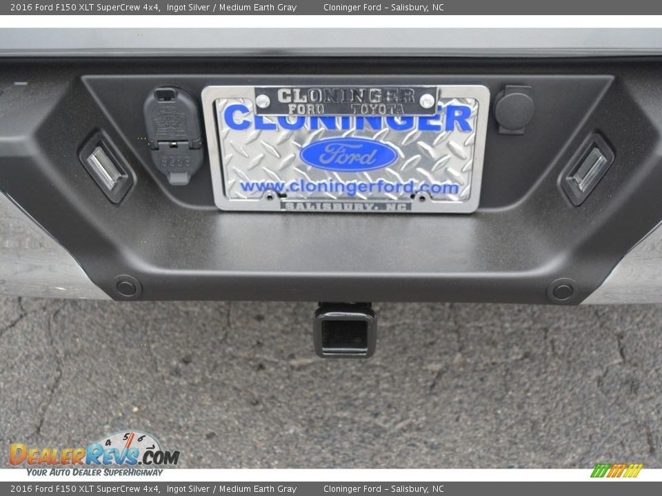 2016 Ford F150 XLT SuperCrew 4x4 Ingot Silver / Medium Earth Gray Photo #5
