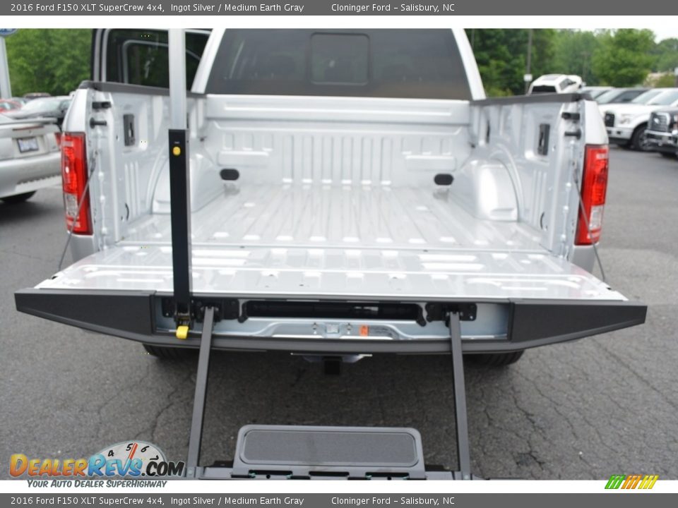 2016 Ford F150 XLT SuperCrew 4x4 Ingot Silver / Medium Earth Gray Photo #6