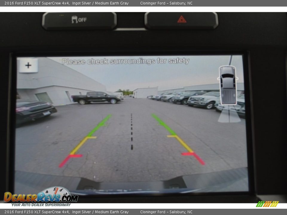 2016 Ford F150 XLT SuperCrew 4x4 Ingot Silver / Medium Earth Gray Photo #10