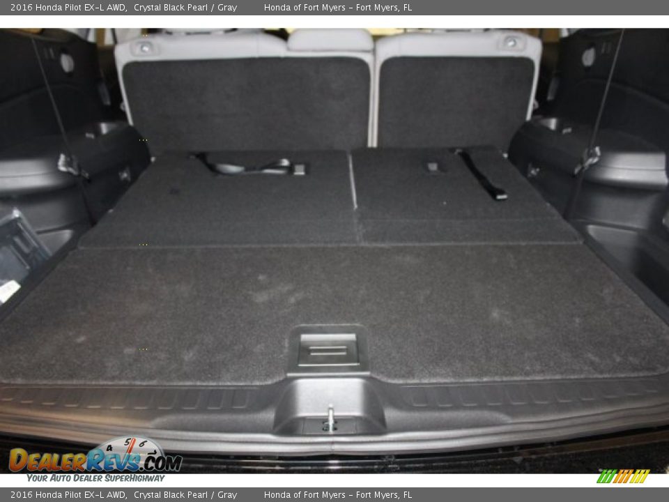 2016 Honda Pilot EX-L AWD Crystal Black Pearl / Gray Photo #23