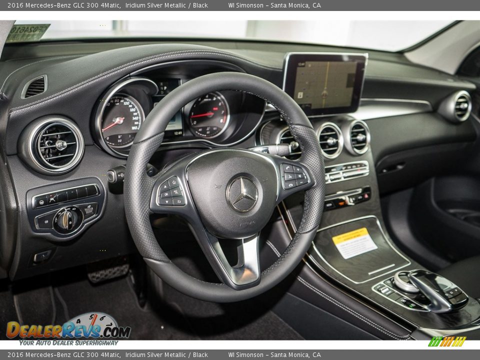 2016 Mercedes-Benz GLC 300 4Matic Iridium Silver Metallic / Black Photo #5