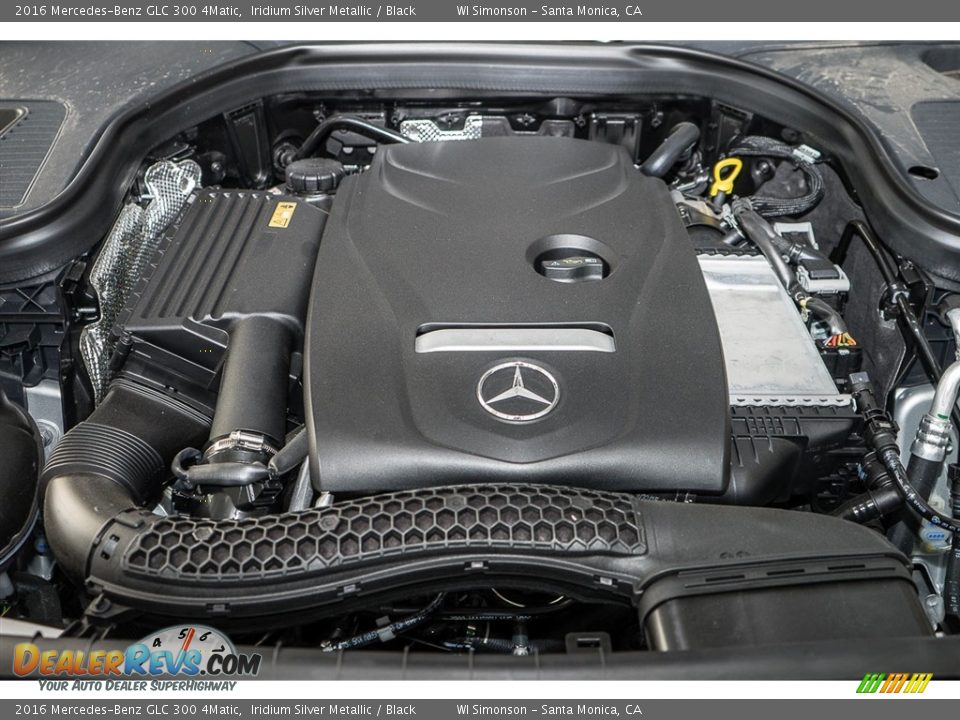 2016 Mercedes-Benz GLC 300 4Matic Iridium Silver Metallic / Black Photo #9