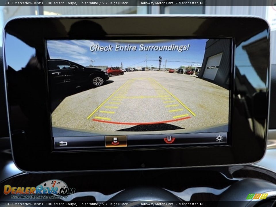 2017 Mercedes-Benz C 300 4Matic Coupe Polar White / Silk Beige/Black Photo #6