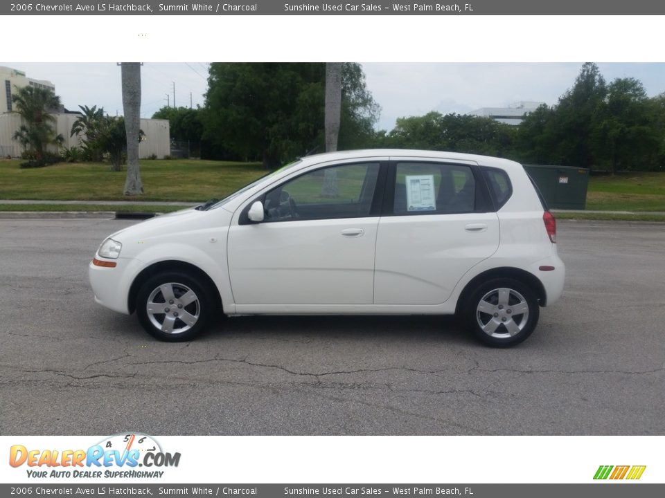 2006 Chevrolet Aveo LS Hatchback Summit White / Charcoal Photo #2