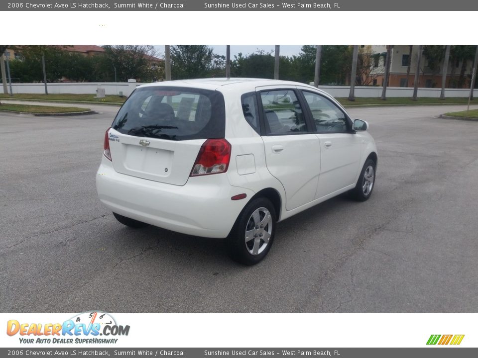 2006 Chevrolet Aveo LS Hatchback Summit White / Charcoal Photo #5