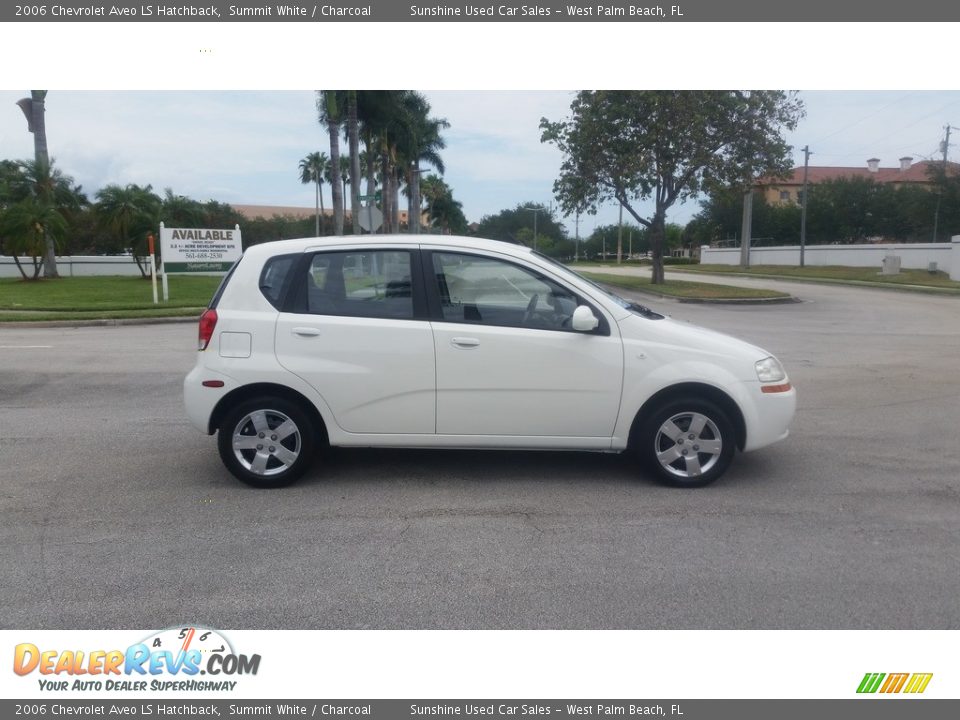 2006 Chevrolet Aveo LS Hatchback Summit White / Charcoal Photo #6