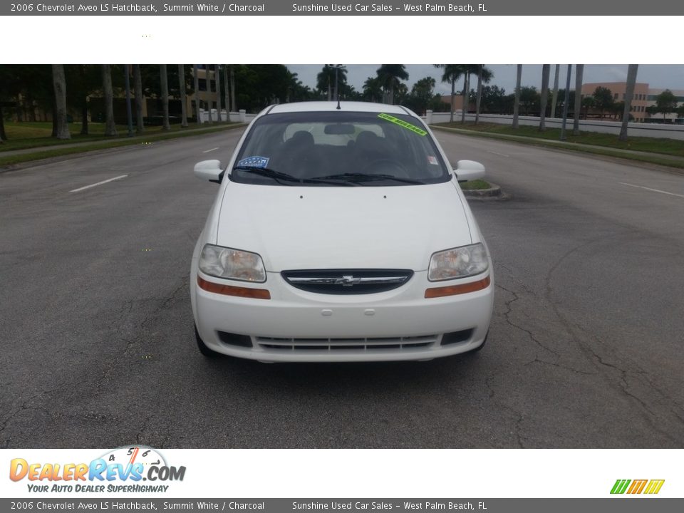 2006 Chevrolet Aveo LS Hatchback Summit White / Charcoal Photo #8
