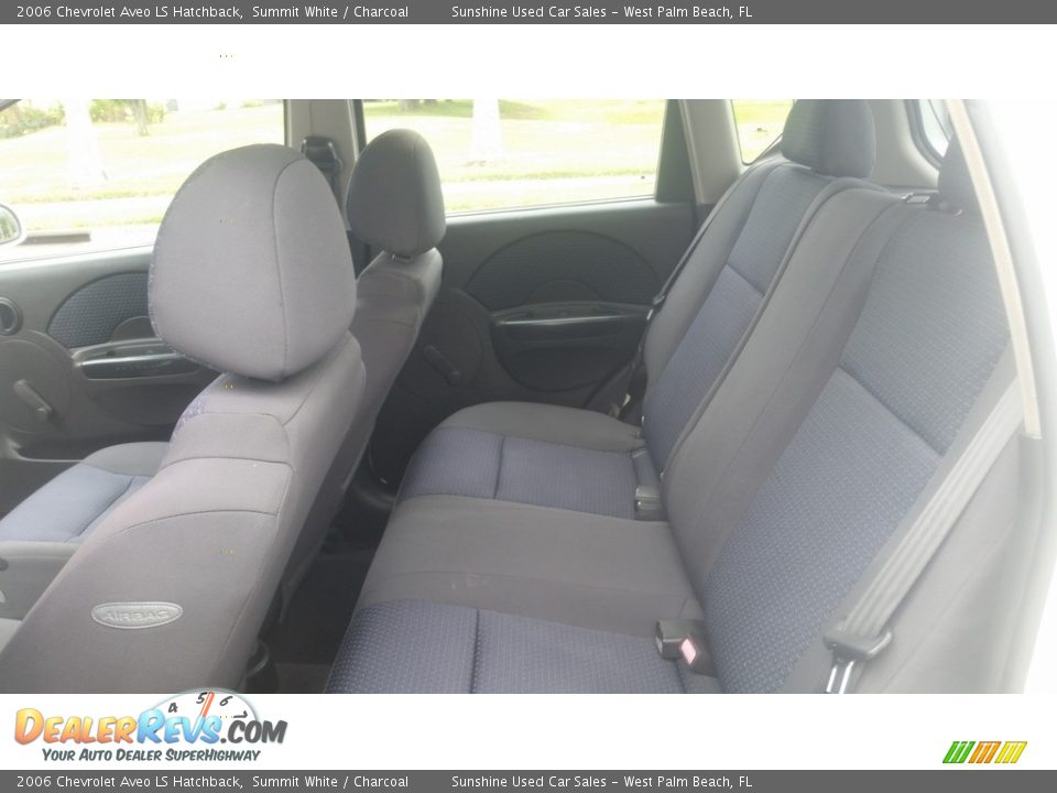 2006 Chevrolet Aveo LS Hatchback Summit White / Charcoal Photo #13