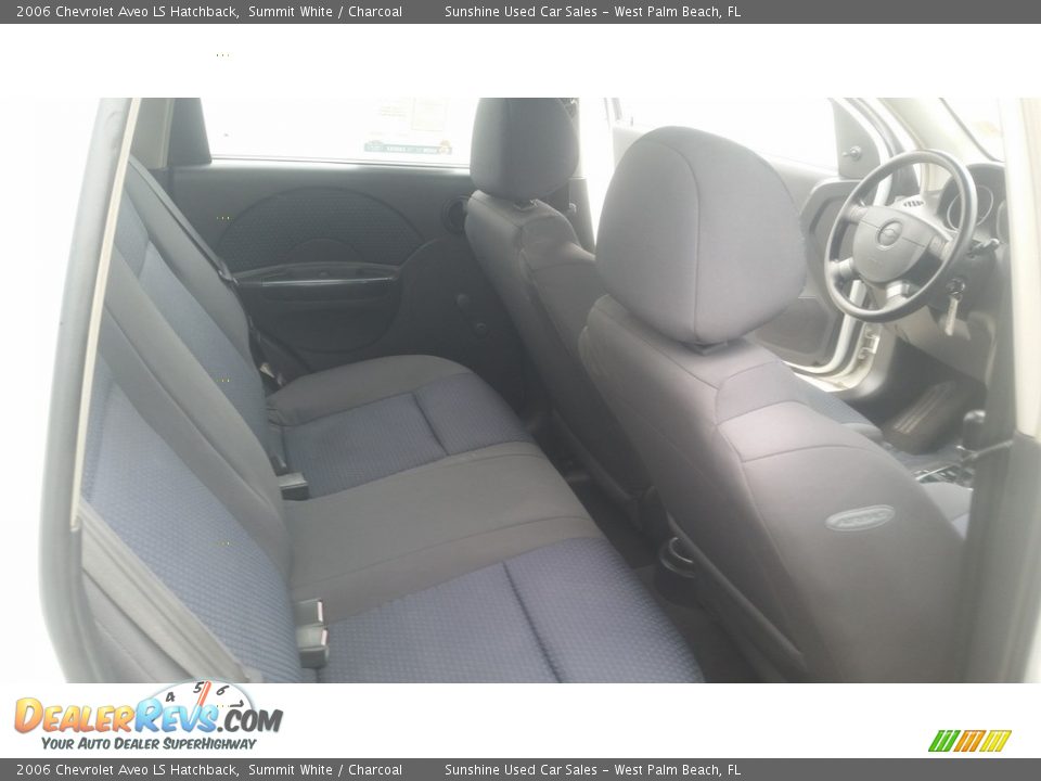 2006 Chevrolet Aveo LS Hatchback Summit White / Charcoal Photo #15