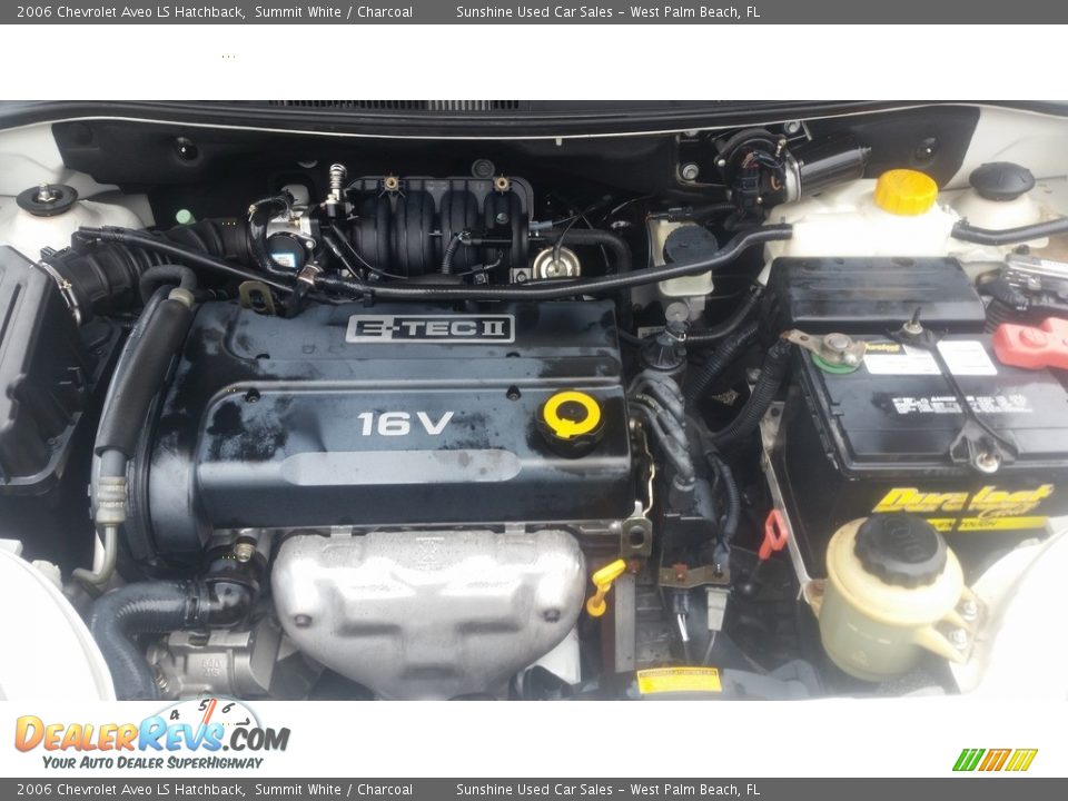 2006 Chevrolet Aveo LS Hatchback Summit White / Charcoal Photo #19