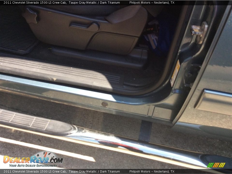 2011 Chevrolet Silverado 1500 LS Crew Cab Taupe Gray Metallic / Dark Titanium Photo #6