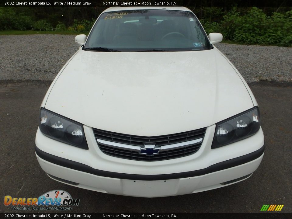 2002 Chevrolet Impala LS White / Medium Gray Photo #6