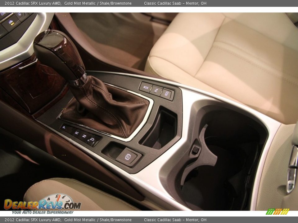 2012 Cadillac SRX Luxury AWD Gold Mist Metallic / Shale/Brownstone Photo #11