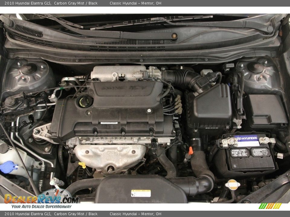 2010 Hyundai Elantra GLS Carbon Gray Mist / Black Photo #15