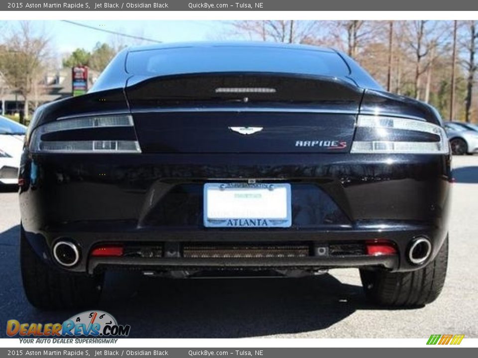 2015 Aston Martin Rapide S Jet Black / Obsidian Black Photo #4