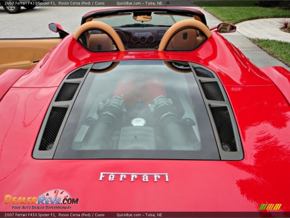 2007 Ferrari F430 Spider F1 Rosso Corsa (Red) / Cuoio Photo #4