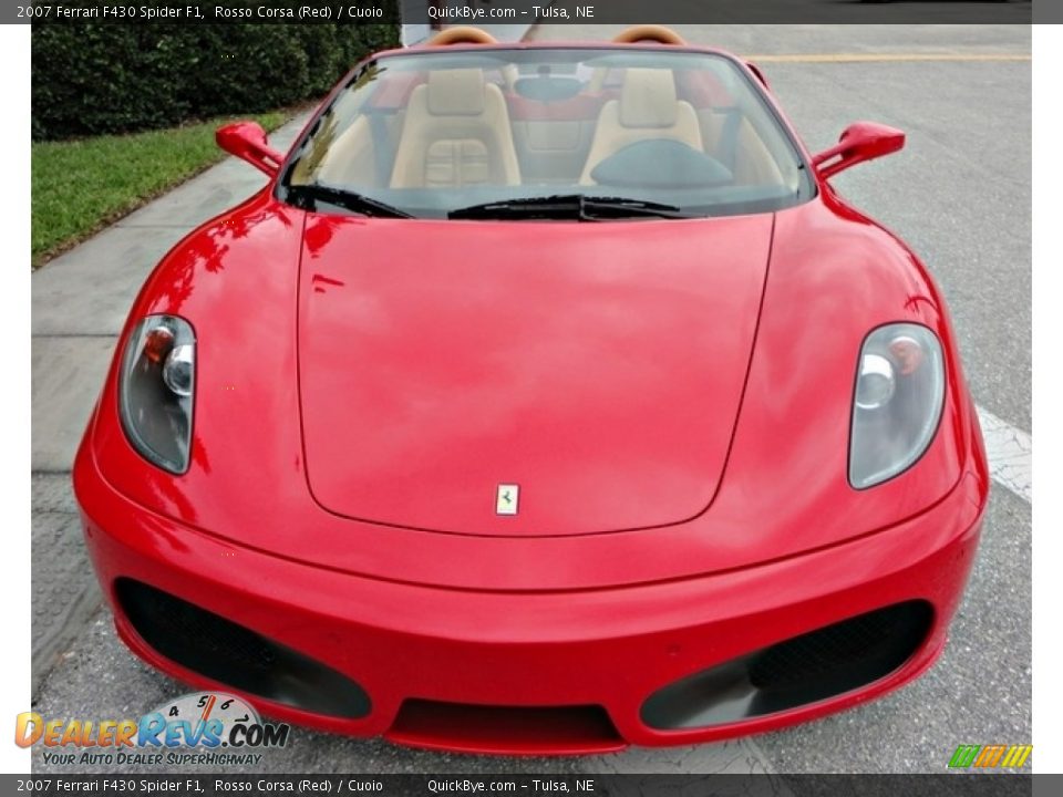 2007 Ferrari F430 Spider F1 Rosso Corsa (Red) / Cuoio Photo #5