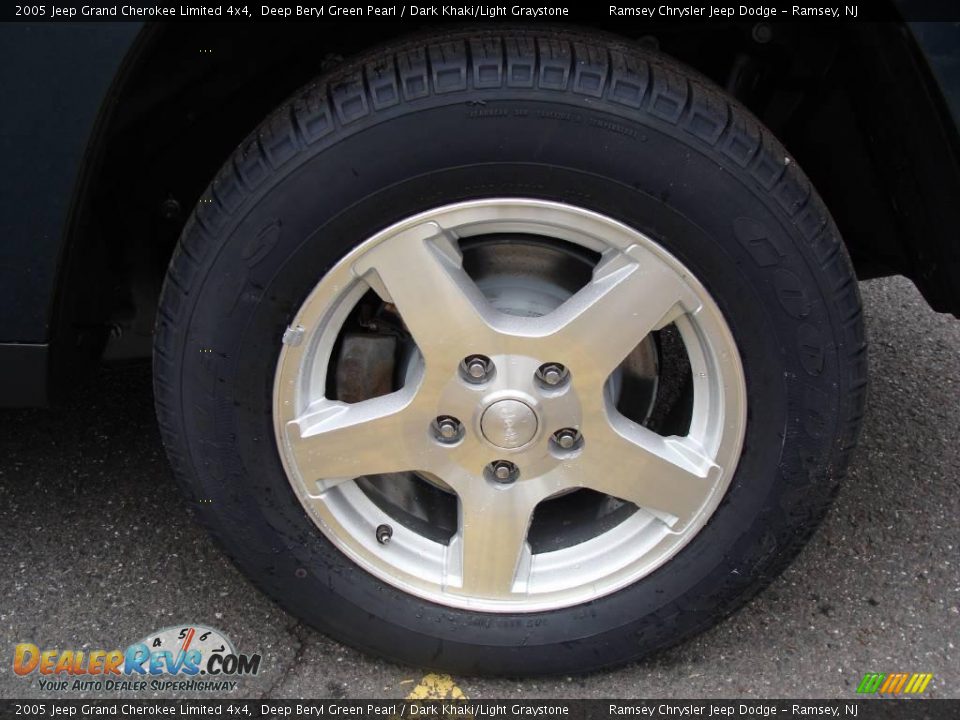 2005 Jeep Grand Cherokee Limited 4x4 Deep Beryl Green Pearl / Dark Khaki/Light Graystone Photo #6