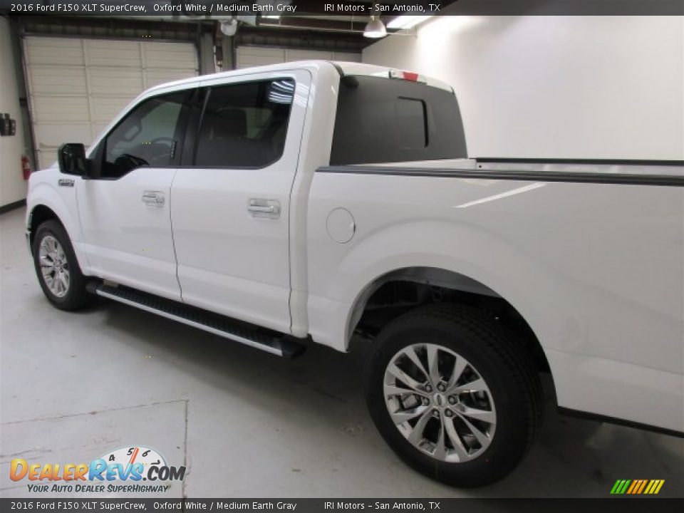 2016 Ford F150 XLT SuperCrew Oxford White / Medium Earth Gray Photo #7