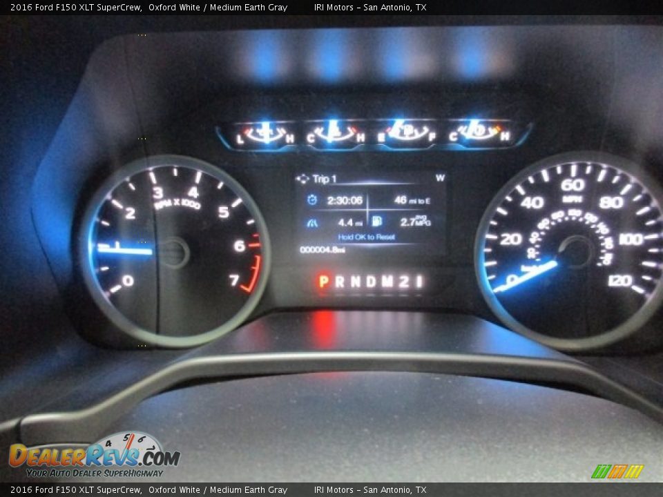 2016 Ford F150 XLT SuperCrew Oxford White / Medium Earth Gray Photo #21