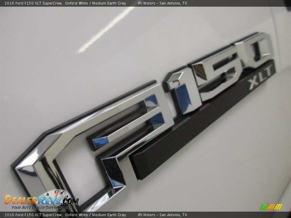 2016 Ford F150 XLT SuperCrew Oxford White / Medium Earth Gray Photo #27