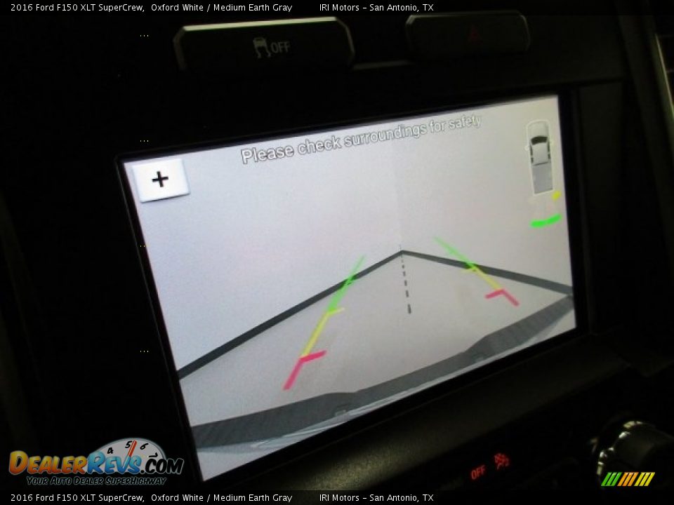 2016 Ford F150 XLT SuperCrew Oxford White / Medium Earth Gray Photo #32