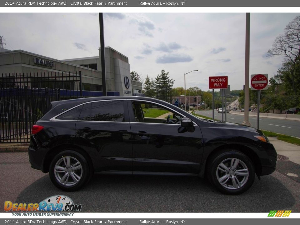 2014 Acura RDX Technology AWD Crystal Black Pearl / Parchment Photo #3