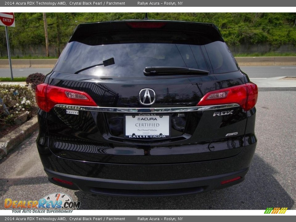 2014 Acura RDX Technology AWD Crystal Black Pearl / Parchment Photo #6