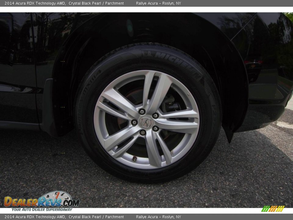 2014 Acura RDX Technology AWD Crystal Black Pearl / Parchment Photo #7