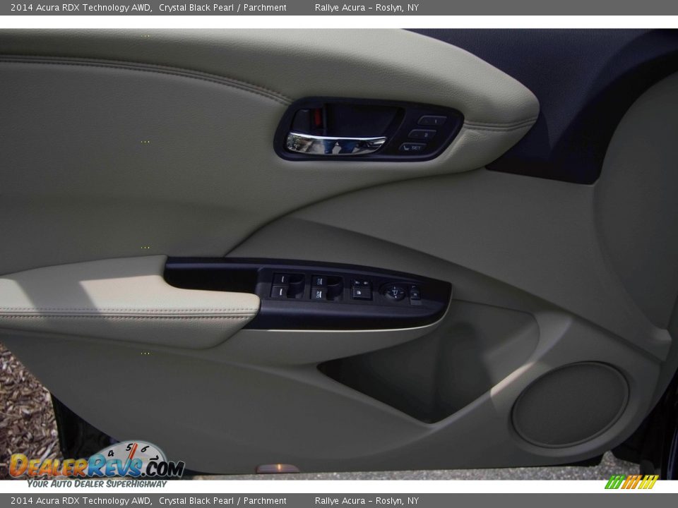 2014 Acura RDX Technology AWD Crystal Black Pearl / Parchment Photo #8