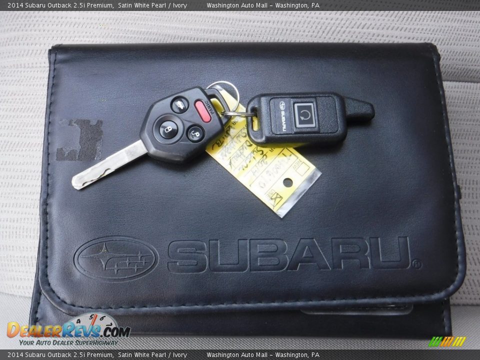 2014 Subaru Outback 2.5i Premium Satin White Pearl / Ivory Photo #23