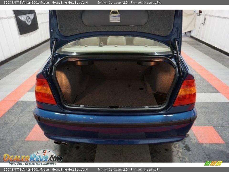2003 BMW 3 Series 330xi Sedan Mystic Blue Metallic / Sand Photo #20