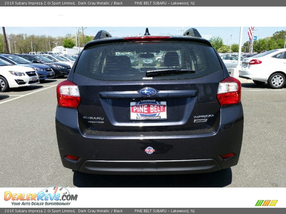 2016 Subaru Impreza 2.0i Sport Limited Dark Gray Metallic / Black Photo #5