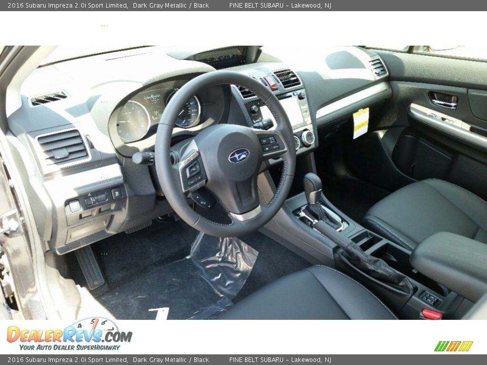 2016 Subaru Impreza 2.0i Sport Limited Dark Gray Metallic / Black Photo #7
