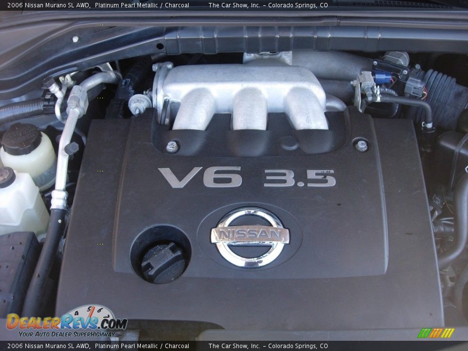 2006 Nissan Murano SL AWD Platinum Pearl Metallic / Charcoal Photo #9