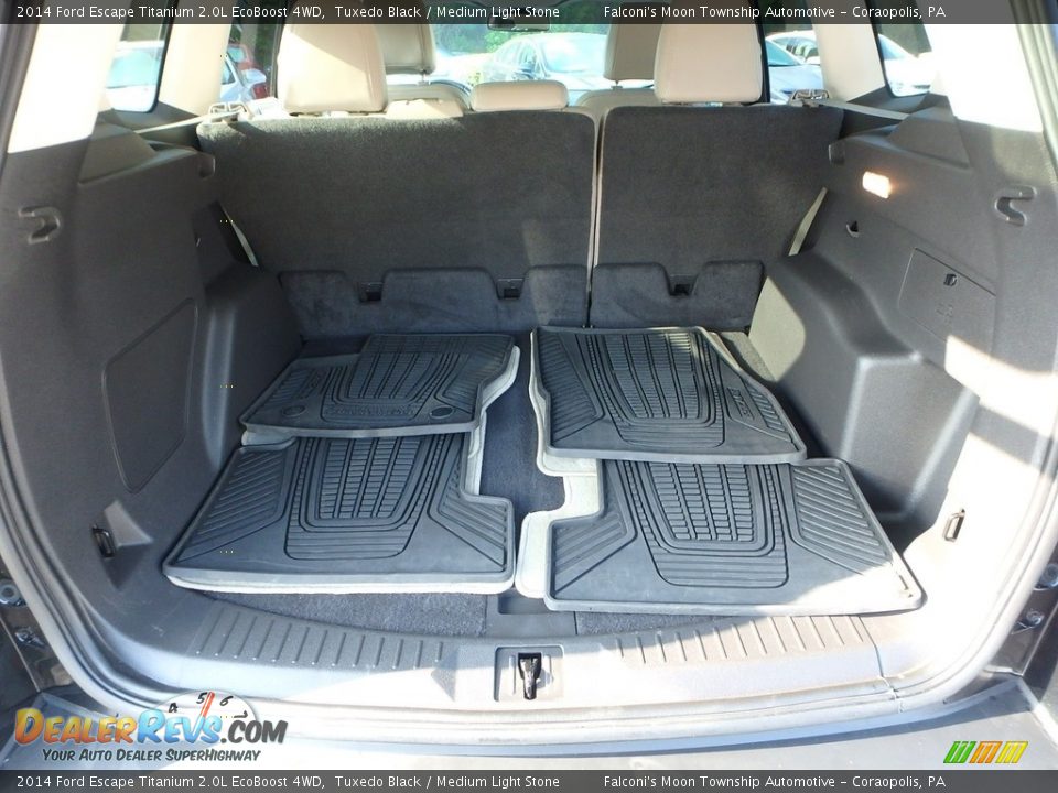 2014 Ford Escape Titanium 2.0L EcoBoost 4WD Tuxedo Black / Medium Light Stone Photo #4