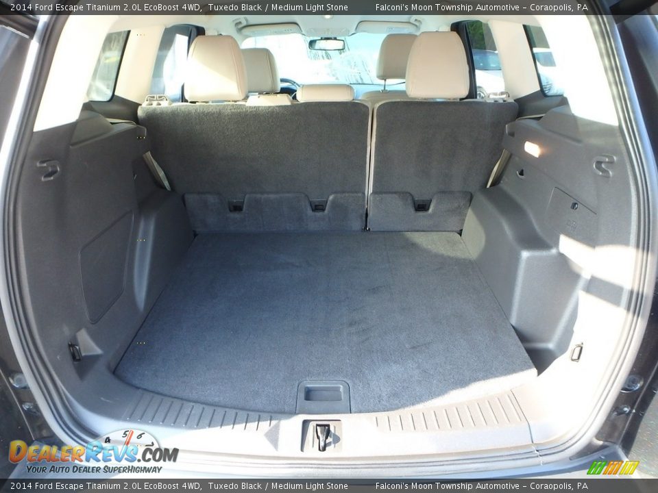 2014 Ford Escape Titanium 2.0L EcoBoost 4WD Tuxedo Black / Medium Light Stone Photo #4