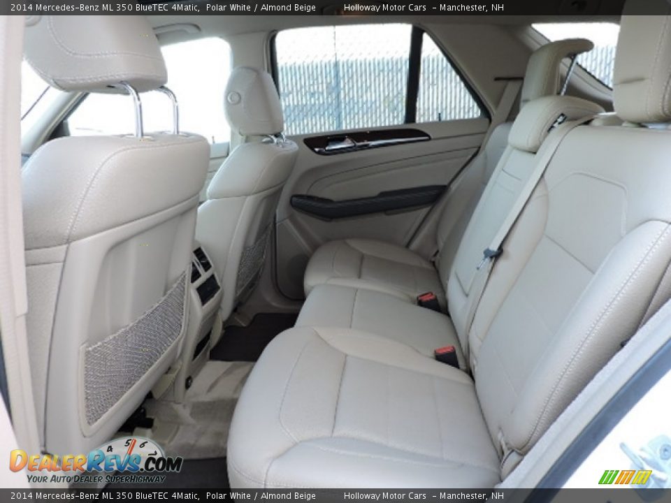 2014 Mercedes-Benz ML 350 BlueTEC 4Matic Polar White / Almond Beige Photo #10
