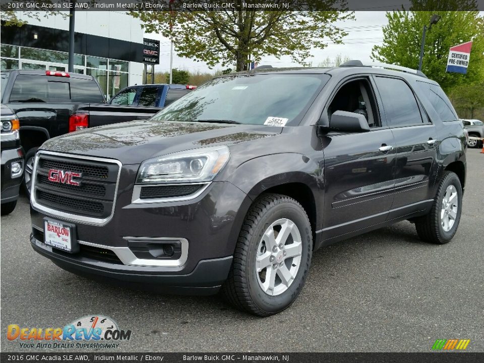 2016 GMC Acadia SLE AWD Iridium Metallic / Ebony Photo #1