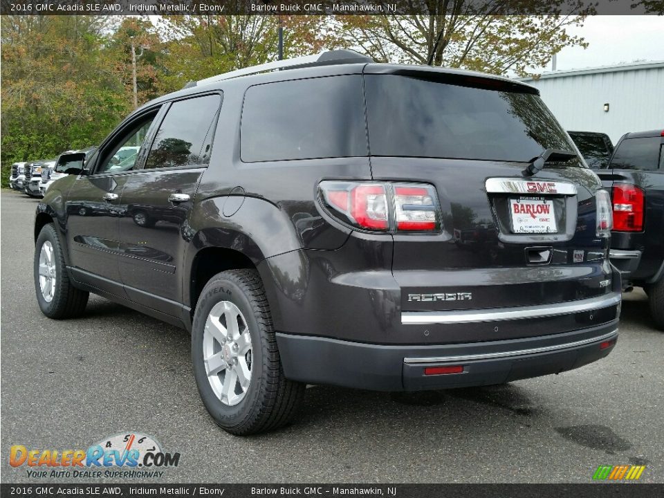 2016 GMC Acadia SLE AWD Iridium Metallic / Ebony Photo #4