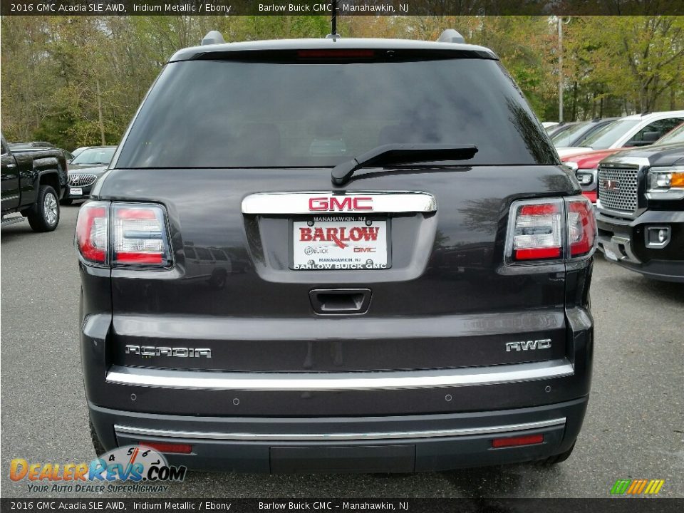2016 GMC Acadia SLE AWD Iridium Metallic / Ebony Photo #5