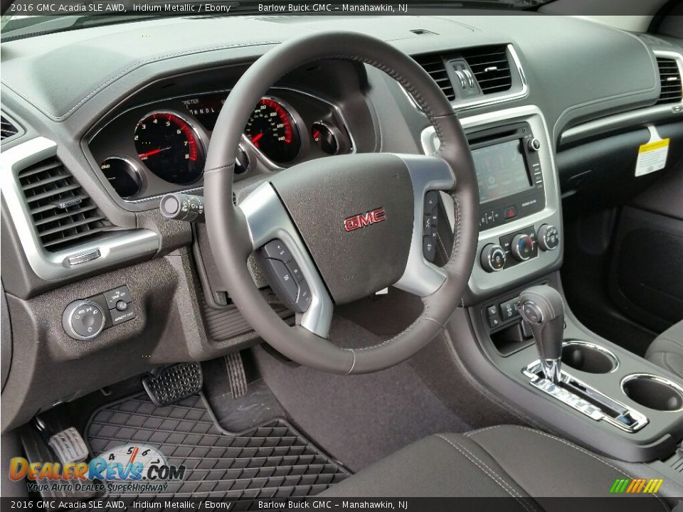 2016 GMC Acadia SLE AWD Iridium Metallic / Ebony Photo #7