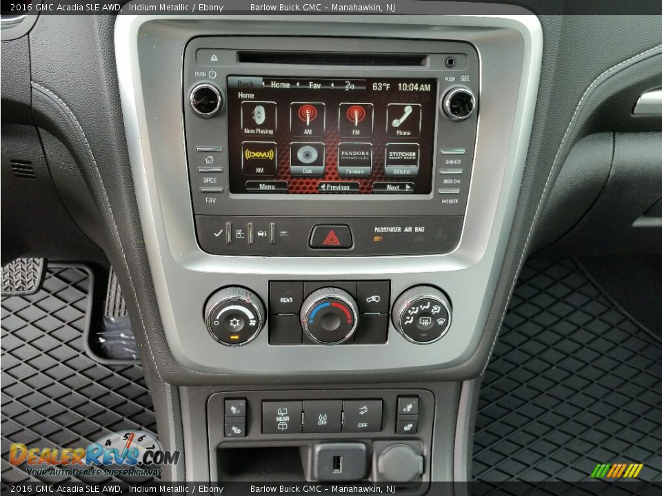 2016 GMC Acadia SLE AWD Iridium Metallic / Ebony Photo #9