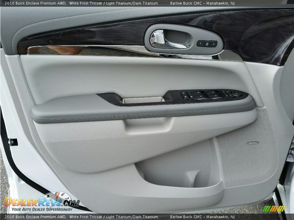 2016 Buick Enclave Premium AWD White Frost Tricoat / Light Titanium/Dark Titanium Photo #6