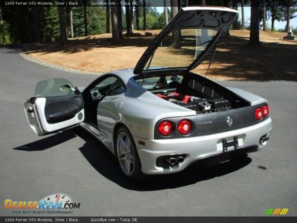 1999 Ferrari 360 Modena Silver / Black Photo #3