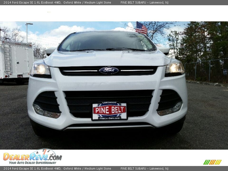 2014 Ford Escape SE 1.6L EcoBoost 4WD Oxford White / Medium Light Stone Photo #2